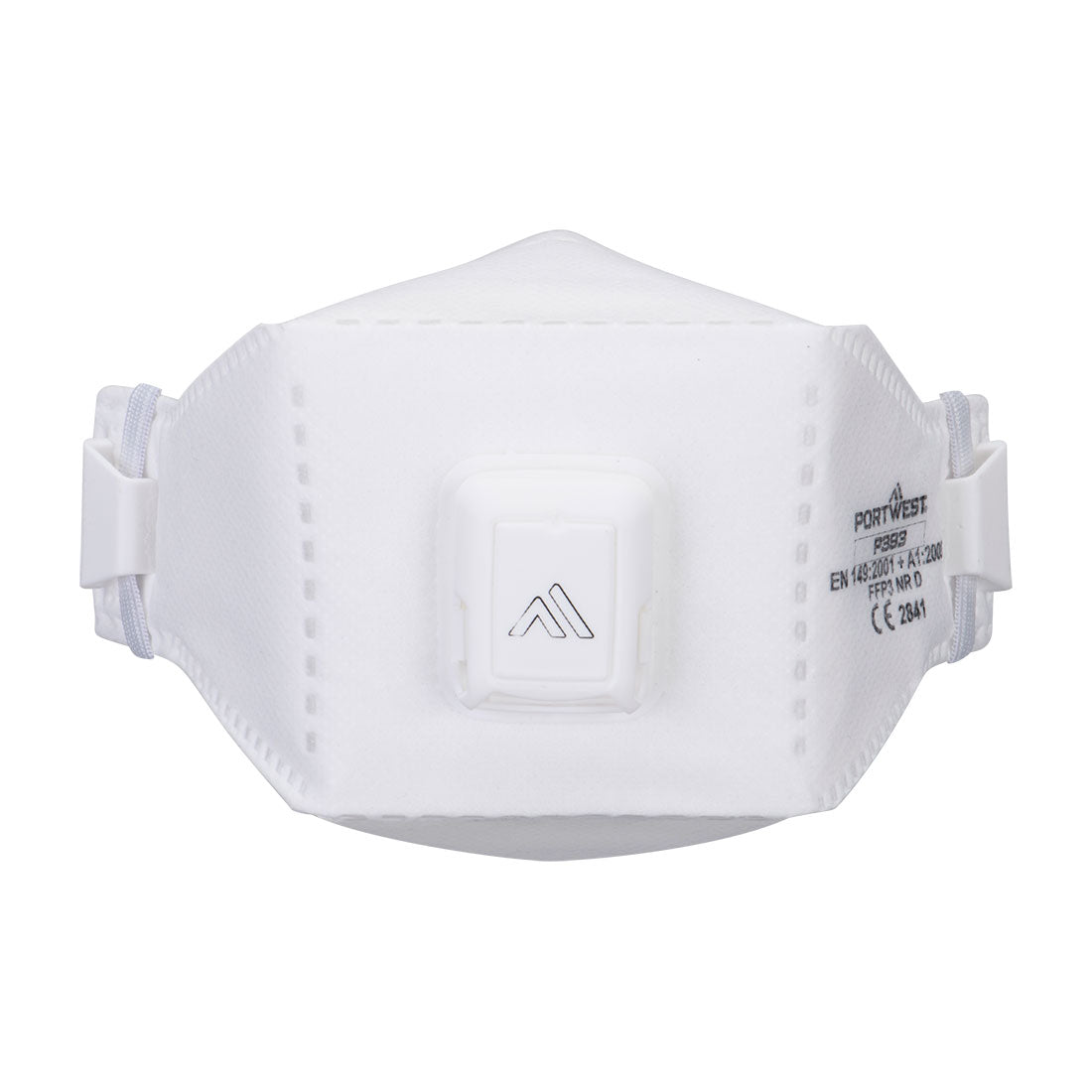 Portwest P393 - EAGLE PRO FFP3 Valved Dolomite Fold Flat Respirator (Pk10) White