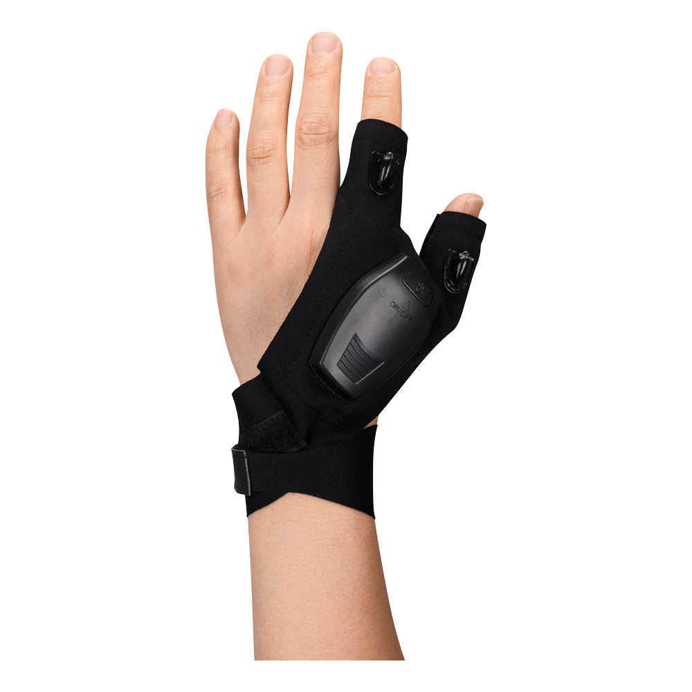 Rechargeable LED Light gloves (1 Pair) Black PA14