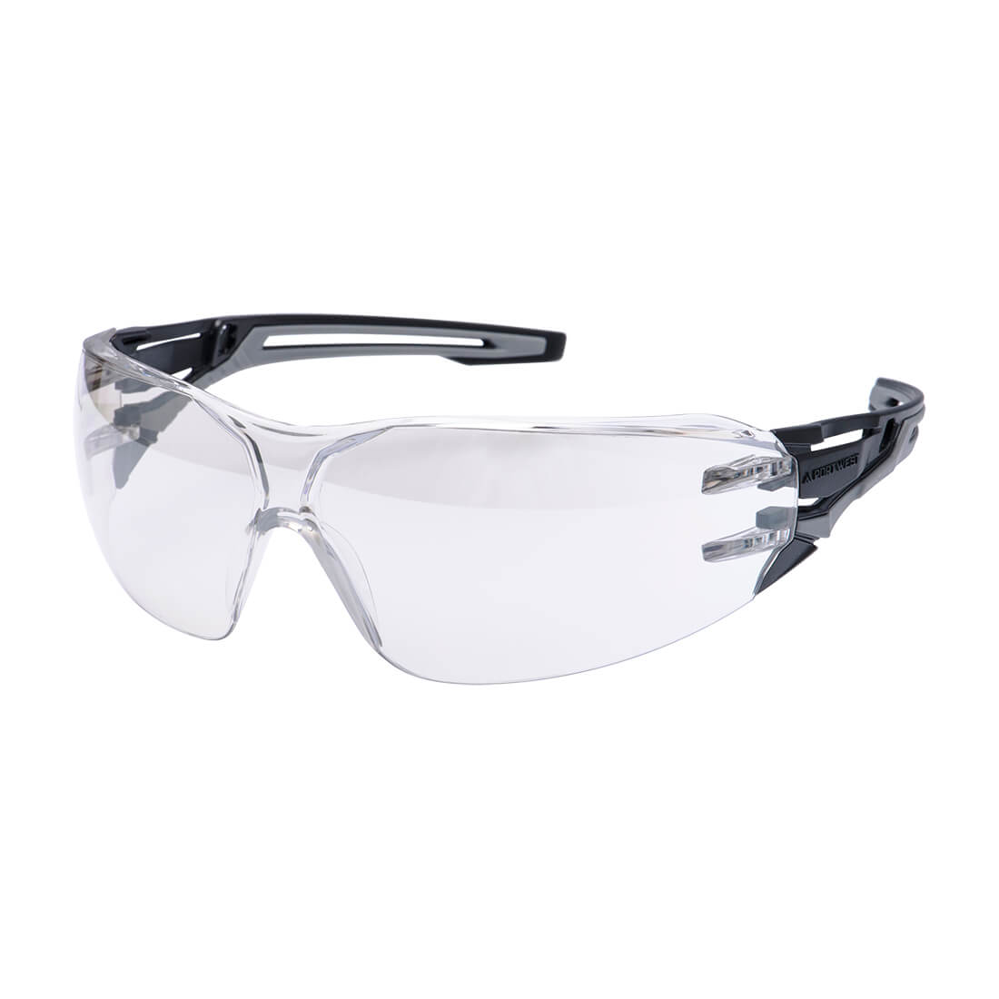 Portwest PR01 - Anthracite Wraparound Safety Glasses