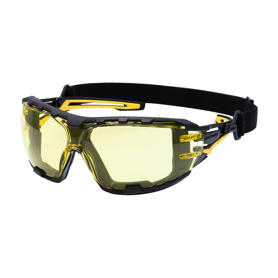 Portwest PR02 - Anthracite Wraparound Plus Safety Glasses