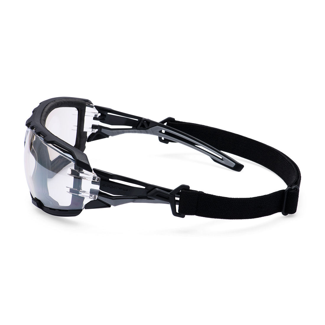 Portwest PR02 - Anthracite Wraparound Plus Safety Glasses