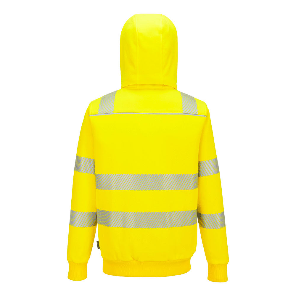 PW321 - PW321 Hi-Vis Zipped Winter Hoodie Orange - Yellow