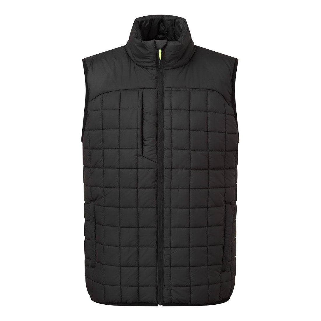 Square Baffle Bodywarmer Black PW339 - PW3