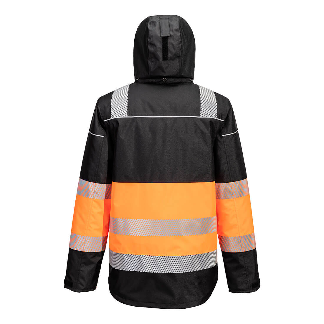 PW3 Hi-Vis Class 1 Winter Jacket - PW364, Orange/Black - Yellow/Black