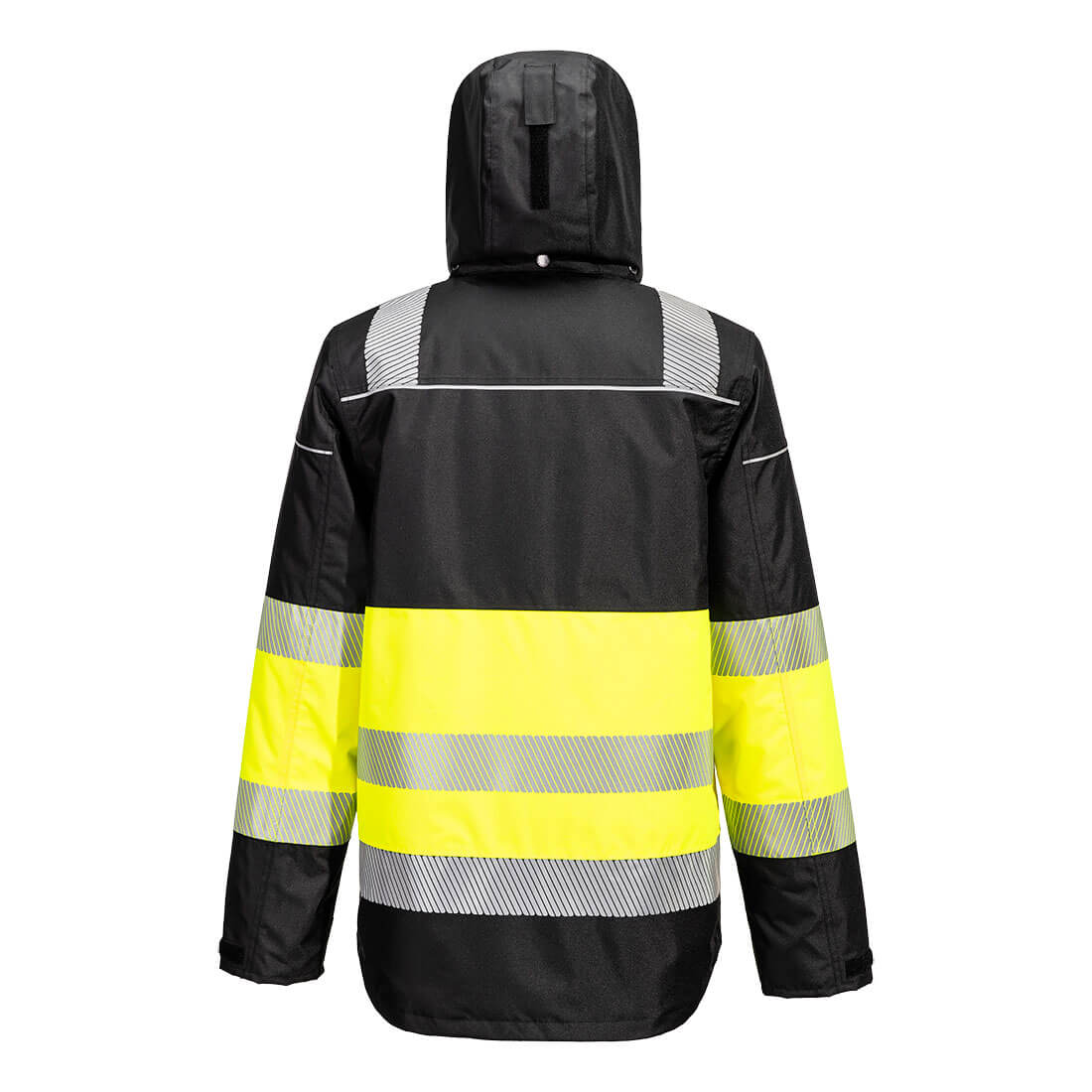 PW3 Hi-Vis Class 1 Winter Jacket - PW364, Orange/Black - Yellow/Black