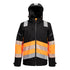 PW3 Hi-Vis Class 1 Extreme Rain Jacket - PW368,  Orange/Black - Yellow/Black
