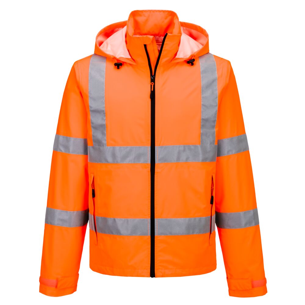 S164 - Hi-Vis Lightweight Packable Jacket Orange, Yellow