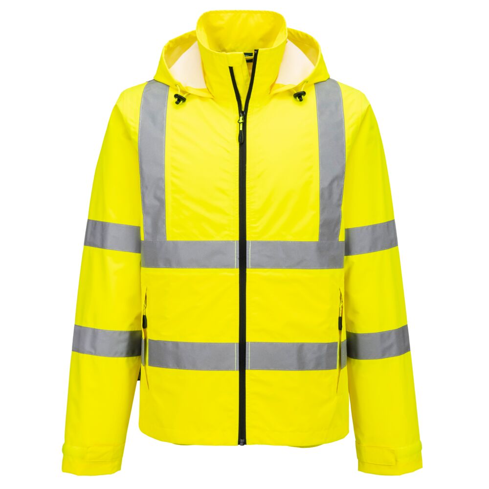 S164 - Hi-Vis Lightweight Packable Jacket Orange, Yellow