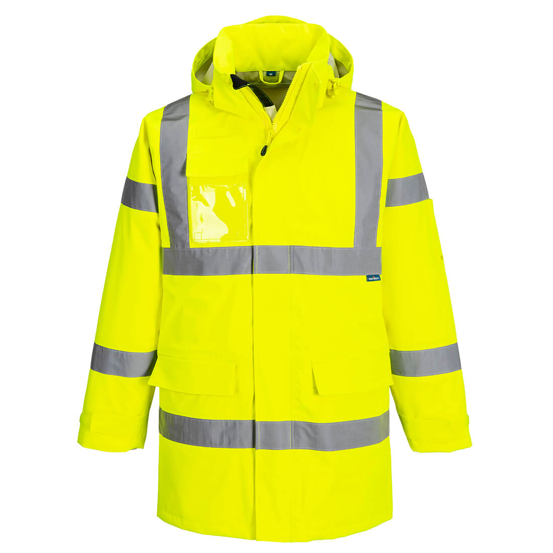 S599 - Hi-Vis Extreme Rain Jacket (3L) Orange, Black