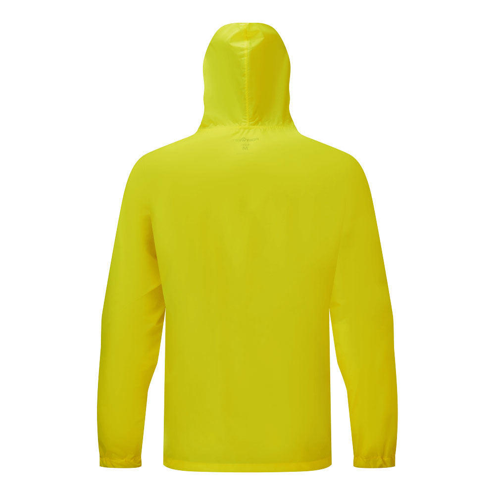 Packable Overhead Jacket Black - Yellow S603