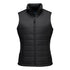 S607 - Professional Women's Insulated Baffle Gilet Black, Metal Grey, Navy