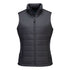 S607 - Professional Women's Insulated Baffle Gilet Black, Metal Grey, Navy