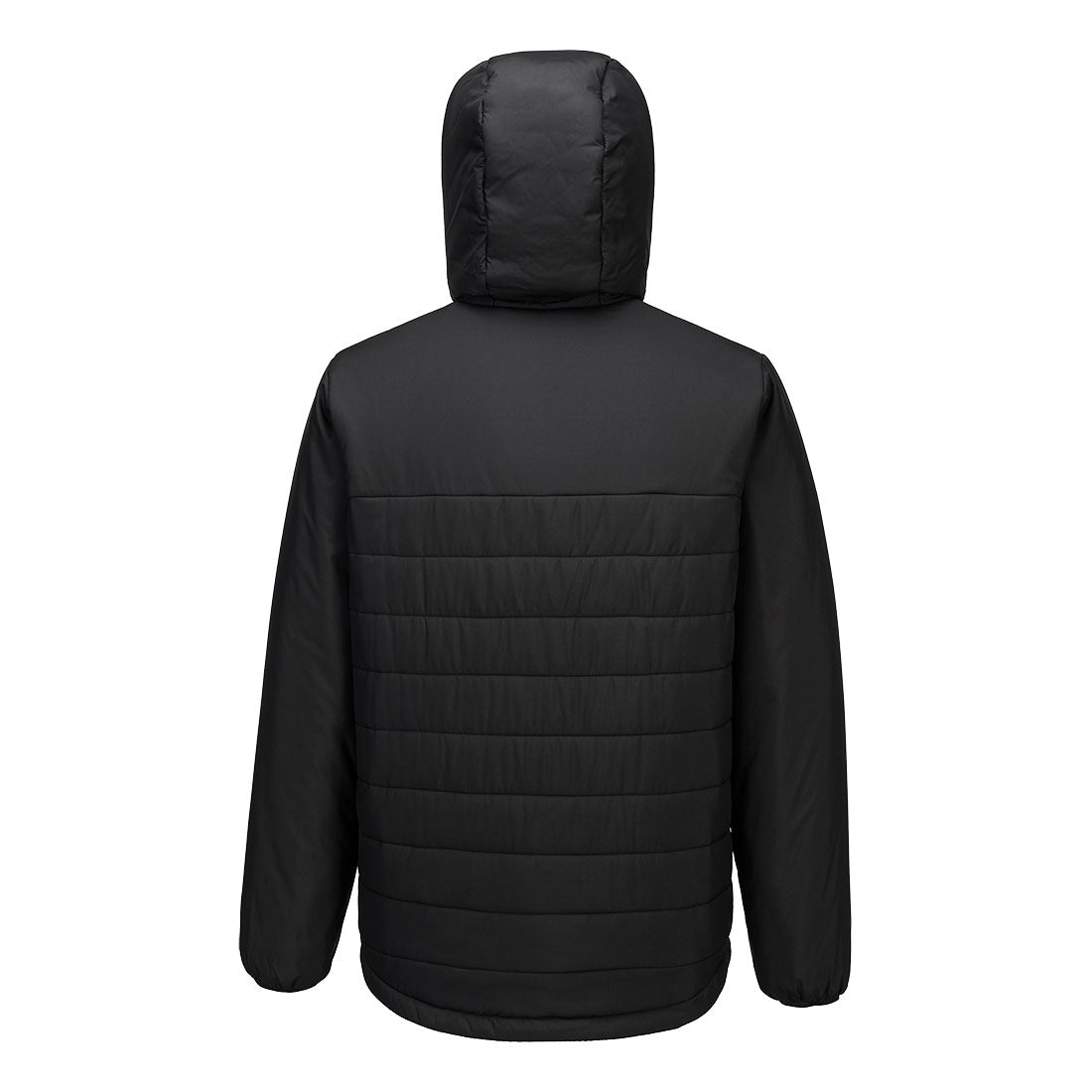 Professional Hooded Insulated Baffle Jacket - S608, Black, Metal Grey, Navy