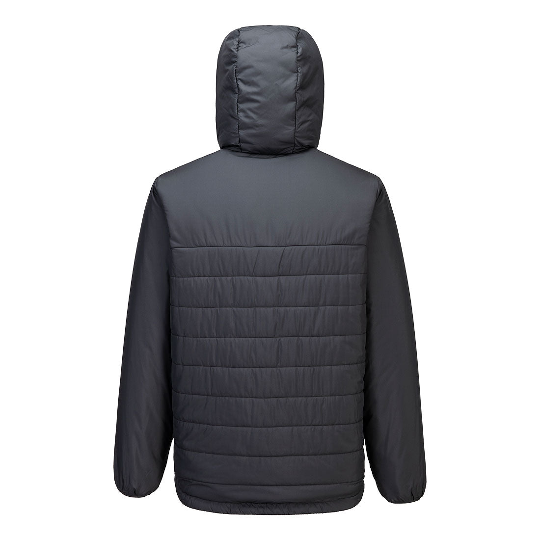 Professional Hooded Insulated Baffle Jacket - S608, Black, Metal Grey, Navy
