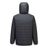 Professional Hooded Insulated Baffle Jacket - S608, Black, Metal Grey, Navy