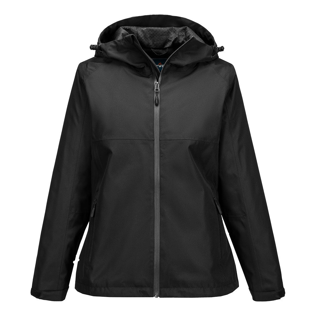 Women's Professional Rain Jacket - S614, Black, Metal Grey, Navy