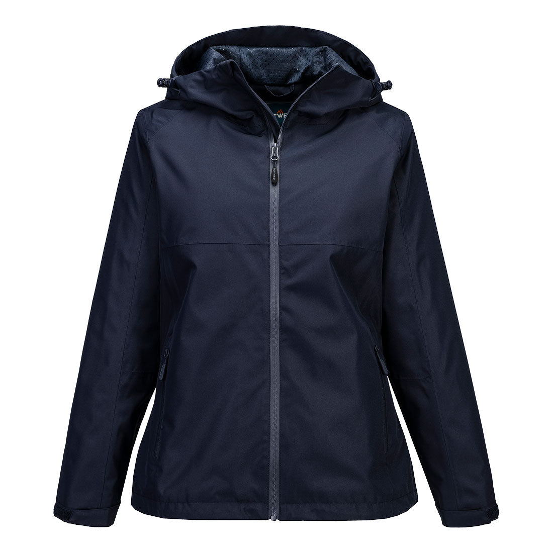 Women's Professional Rain Jacket - S614, Black, Metal Grey, Navy