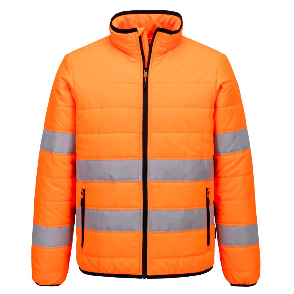 S617 - Hi-Vis Baffle Jacket Orange/Black, Yellow/Black