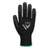 Needle Resistant F10 Latex Crinkle - A793, Glove Black