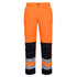 T143 - Hi-Vis Mesh Panel Trousers Orange/Navy, Yellow/Navy