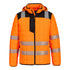 T165 - PW3 Hi-Vis Square Baffle Jacket Orange/Black, Yellow/Black