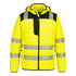 T165 - PW3 Hi-Vis Square Baffle Jacket Orange/Black, Yellow/Black