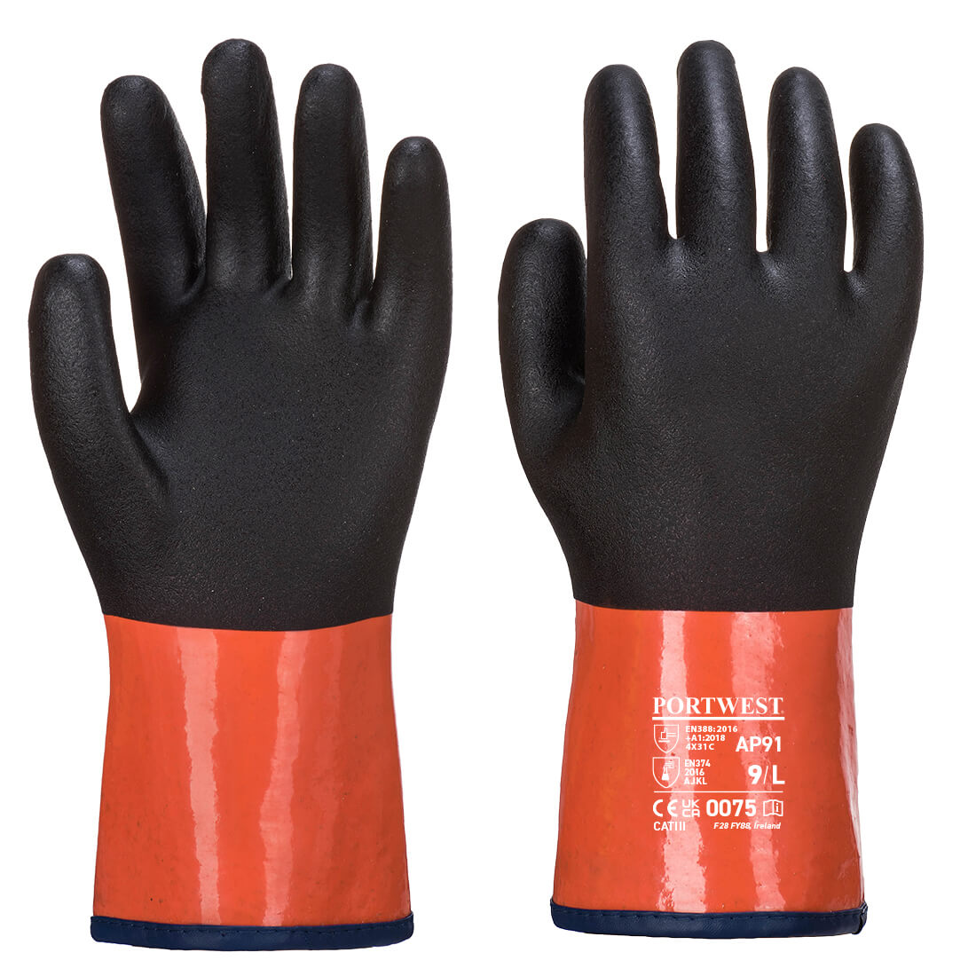 AP91 - Chemdex Pro Glove Black/Orange