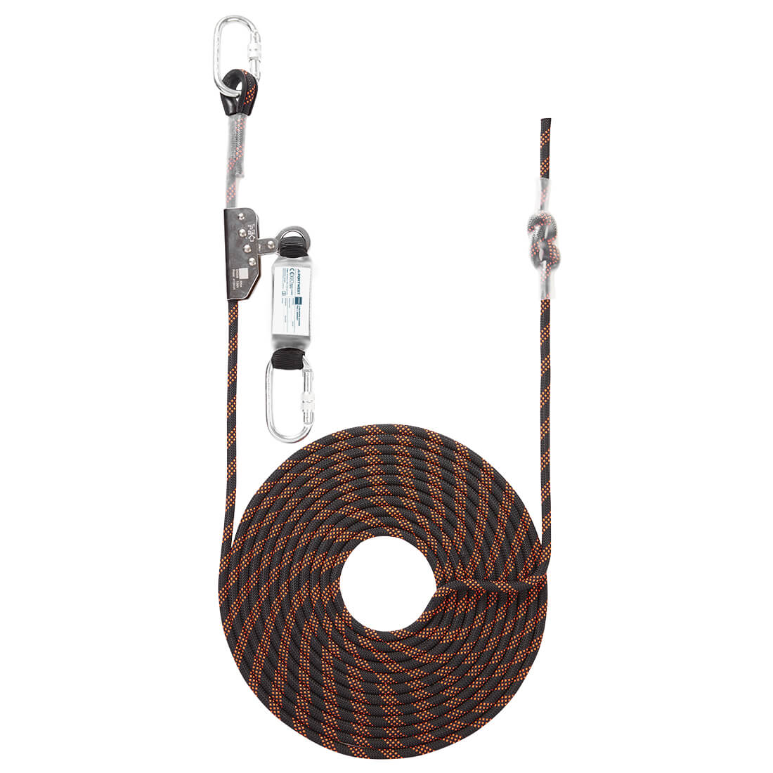 FP90 - 10m Rope Guided Fall Arrest Black/Orange