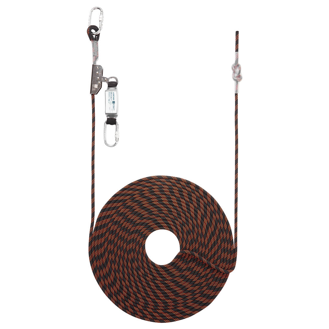 FP92 - 20m Rope Guided Fall Arrest Black/Orange