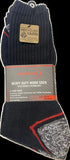 ASCK001 3-Pack Heavy Duty Work Socks – Therm-X Insulated, Cushioned Heel & Toe, Eco-Friendly Yarn