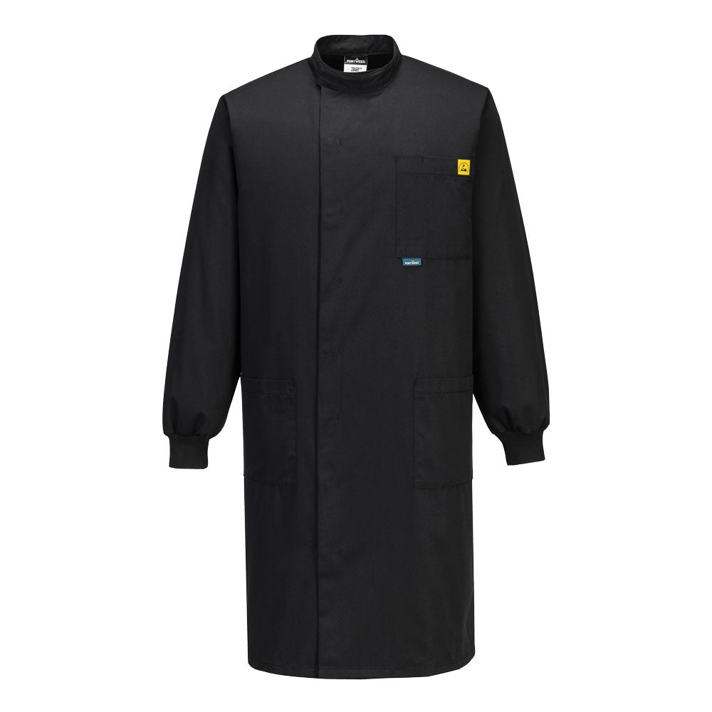 Portwest Anti-Static ESD Howie Coat – Water-Repellent, CE Certified Lab & Workwear - AS15