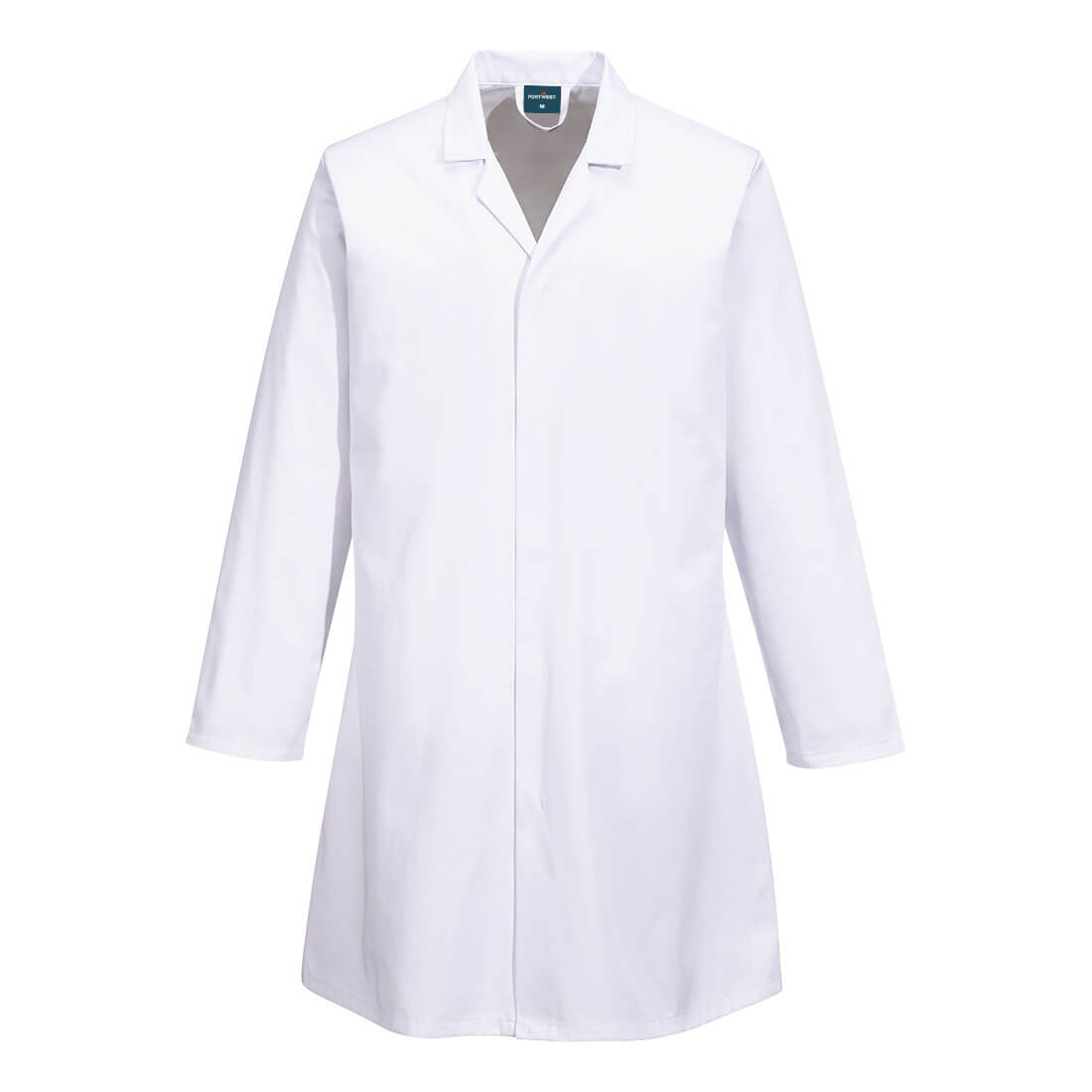 Portwest 2210 - Food Industry No Pocket Coat White, White/Red, White/Royal Blue
