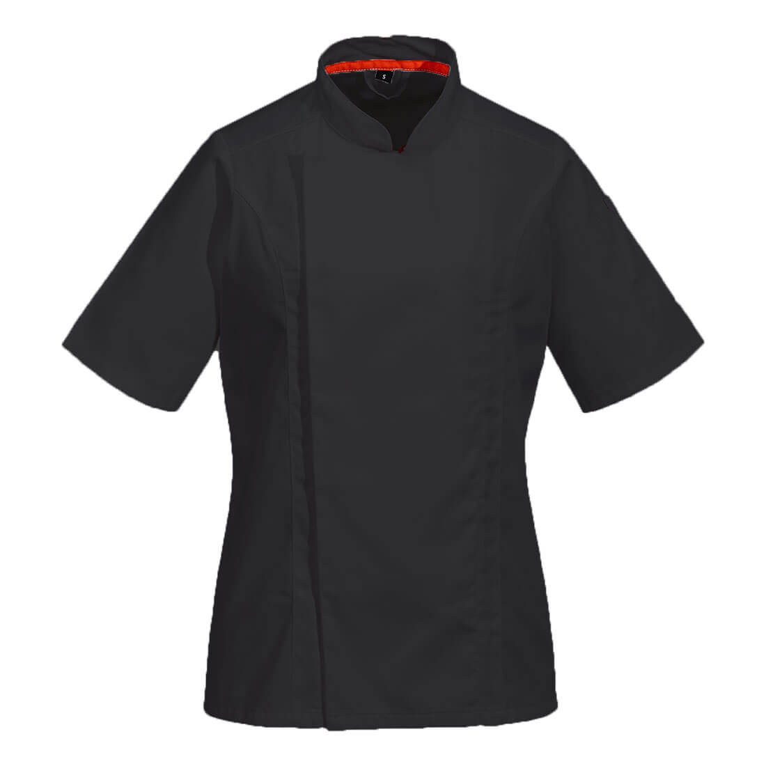 Portwest C736 - Chef's Women's Mesh Air Pro Jacket S/S Black, White