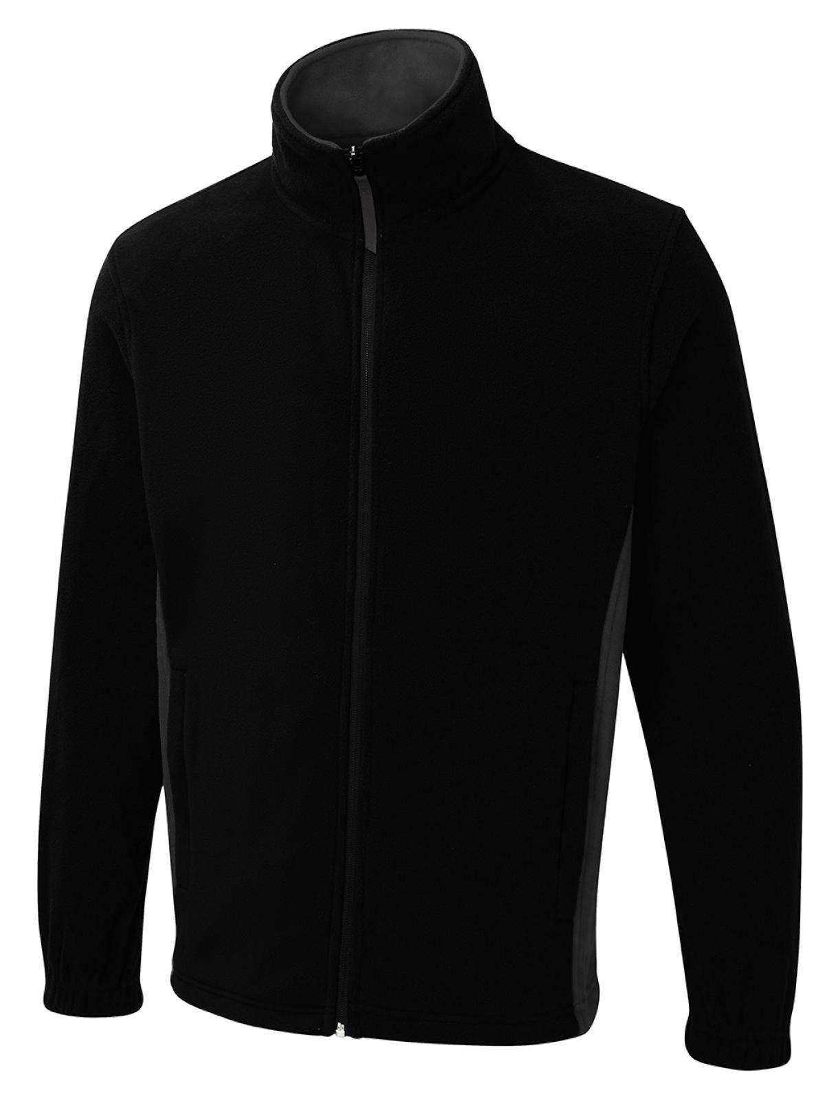 TWO TONE FULL ZIP FLEECE JACKET (UC617)
