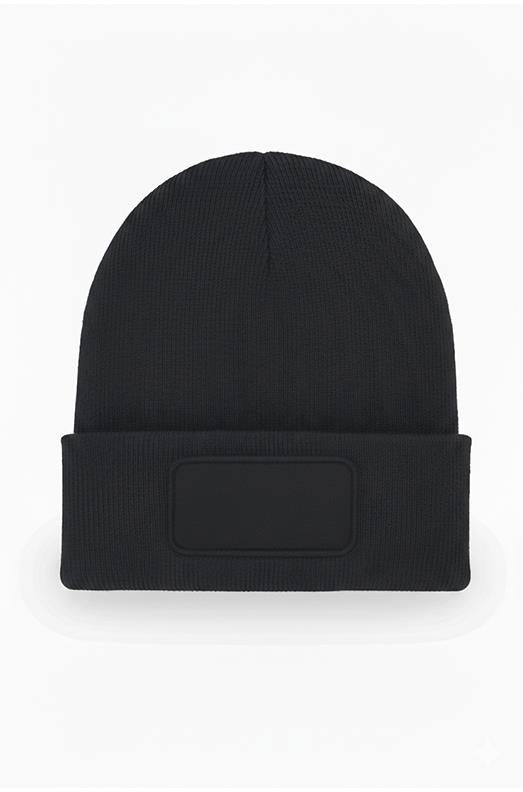 RECTANGULAR PATCH BEANIE (UC411)