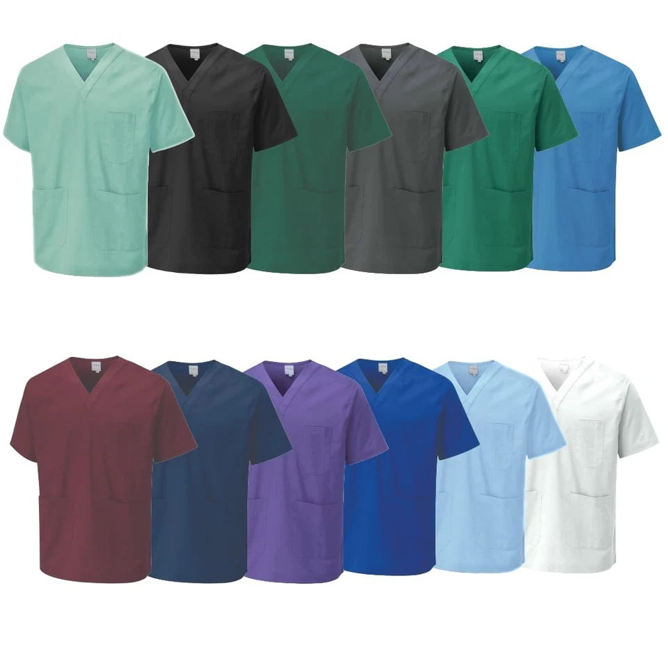 Unisex V Neck Scrub Tunic – Medical Uniform