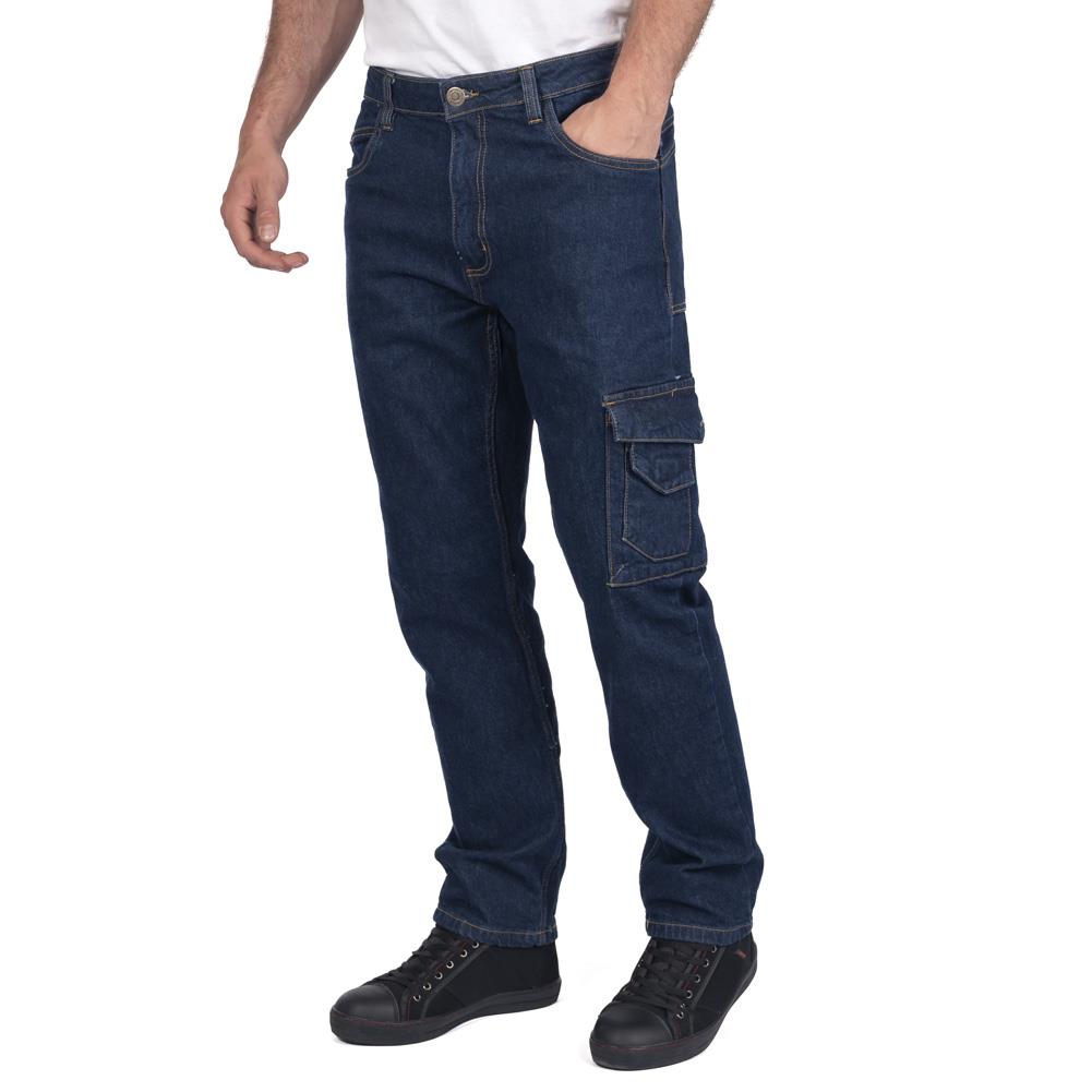 Lee Cooper Men's Stretch Denim Carpenter Jeans (LCPNT239) - TROUSERS, WORKWEAR TROUSERS.