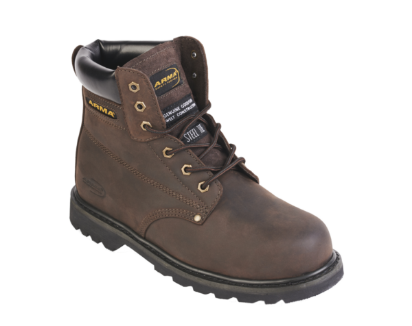 CHALLENGER ARMA S3 FULL GRAIN LEATHER SAFETY BOOT ROBUST BUILD FOR TOUGH JOBS (A29)