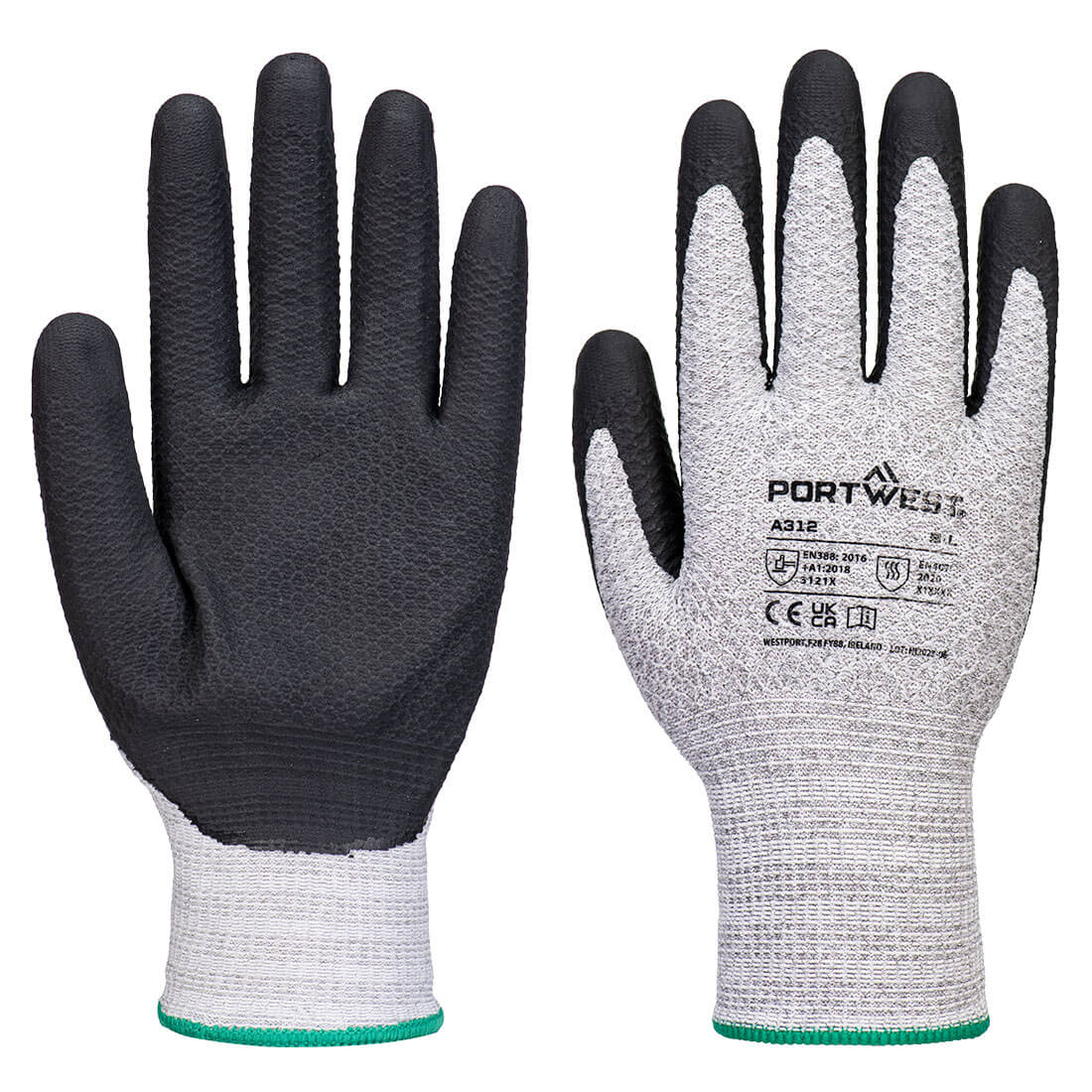 Grip 13 Nitrile Diamond Knit Glove (Pk12)  (A312)