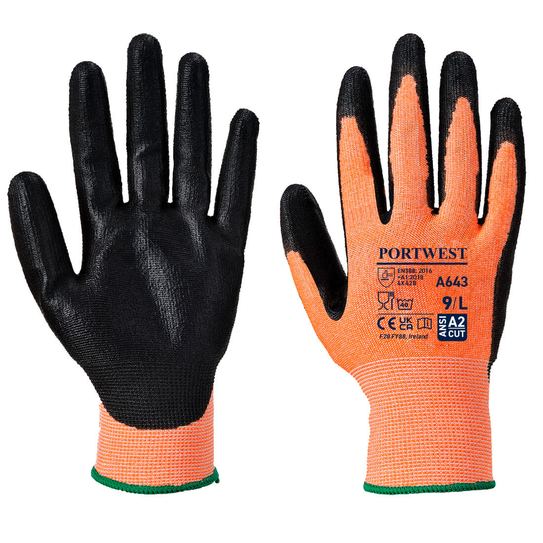 Amber Cut Glove - Nitrile Foam  (A643)