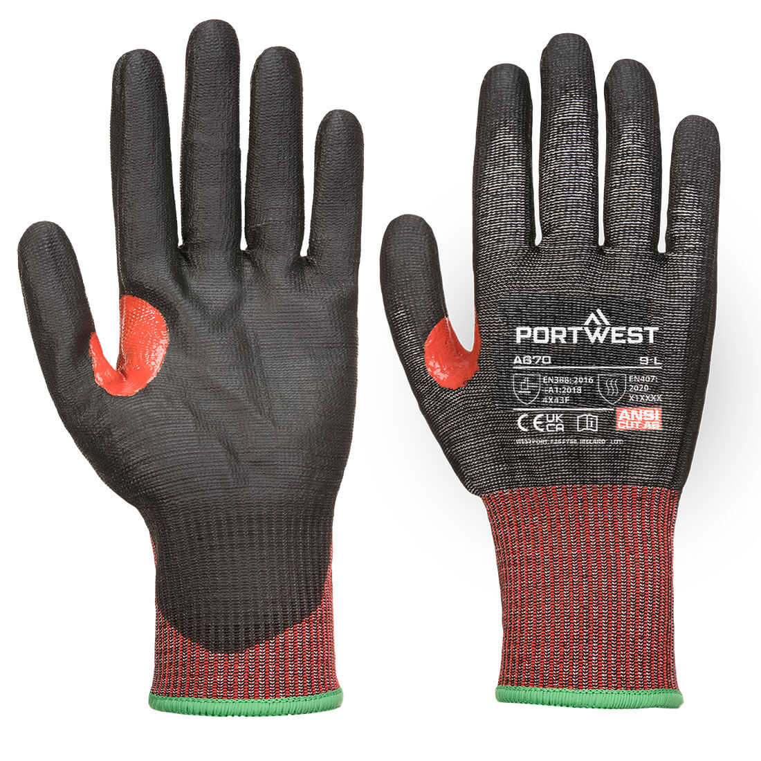 CS Cut F13 PU Glove  (A670)