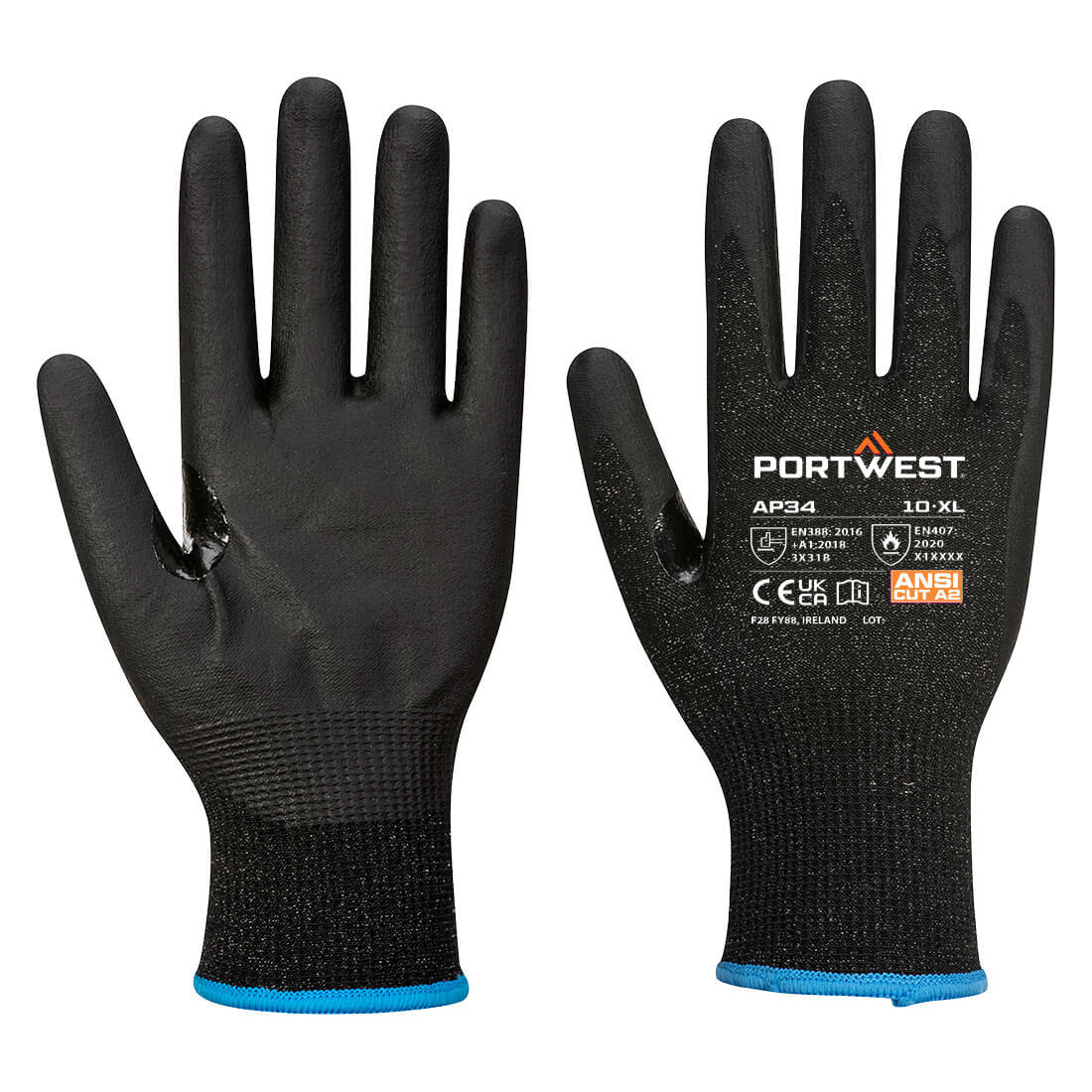 LR15 Nitrile Foam Touchscreen Glove (Pk12)  (AP34)