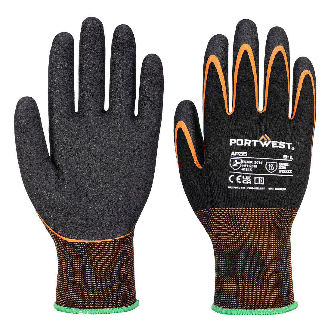 Grip 15 Nitrile Double Palm Glove  (AP35)