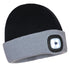 Two Tone LED Rechargeable Beanie  (B034)