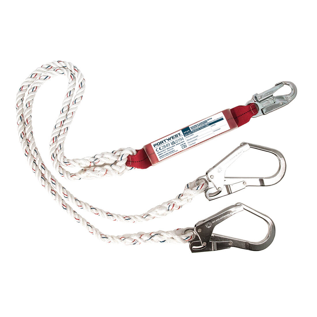 Double 1.8m Lanyard With Shock Absorber  (FP25)