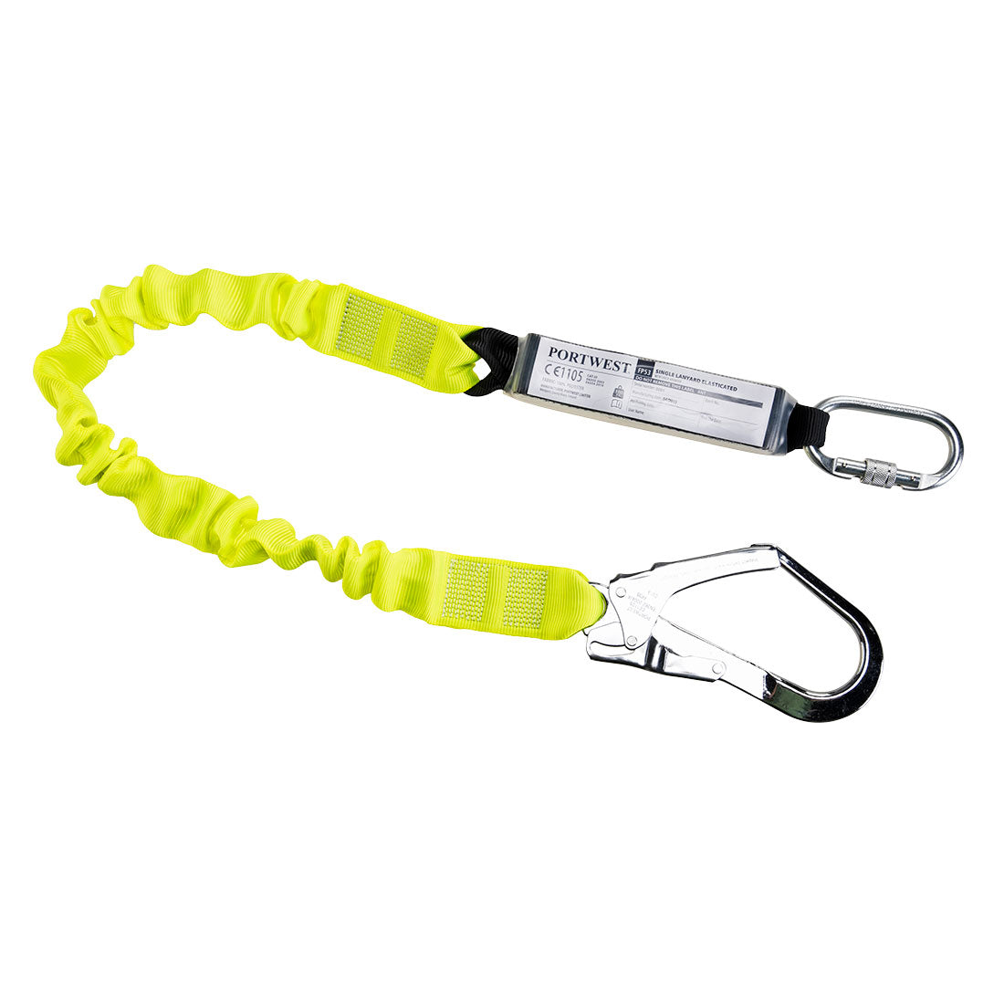 Single Elasticated 1.8m Lanyard With Shock Absorber  (FP53)