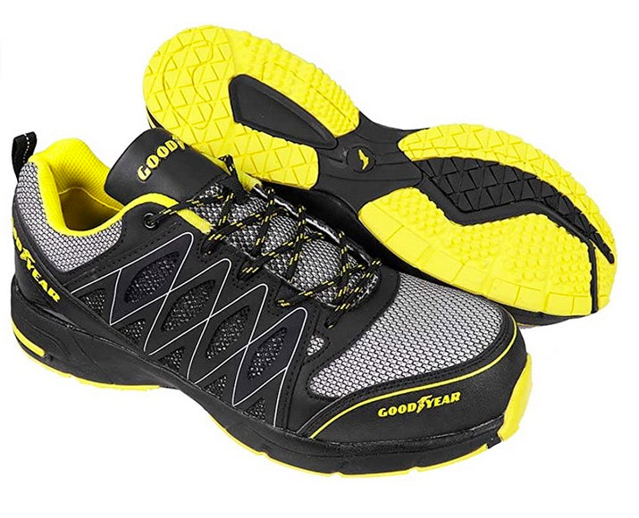 GOODYEAR METAL FREE S1P/SRA/HRO SAFETY SHOES RELIABLE FOOT PROTECTION (GYSHU1502)