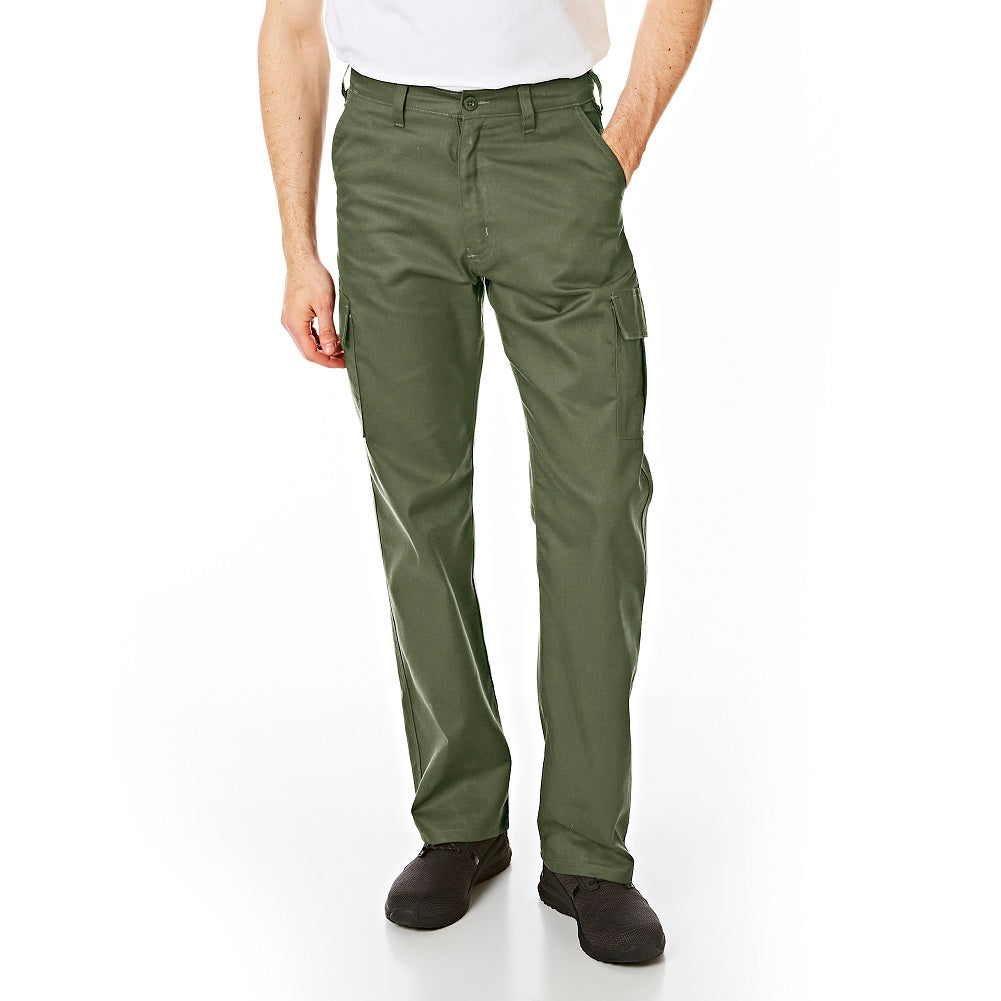 RUGGED KHAKI CARGO TROUSERS TOUGH DESIGN FOR OUTDOOR ACTIVITIES (LCPNT205K)