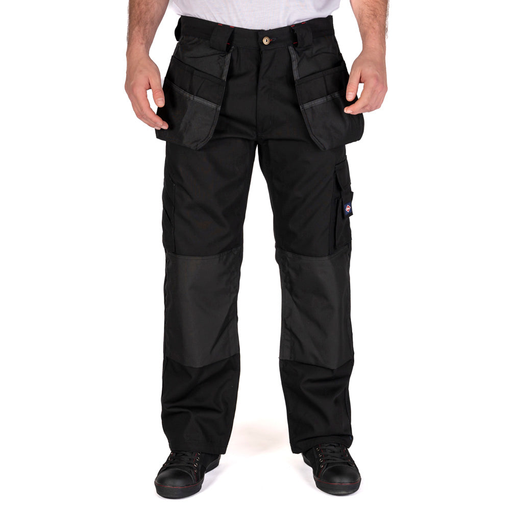 BLACK CARGO TROUSER ESSENTIAL WORKWEAR FOR ALL TRADES (LCPNT216B)