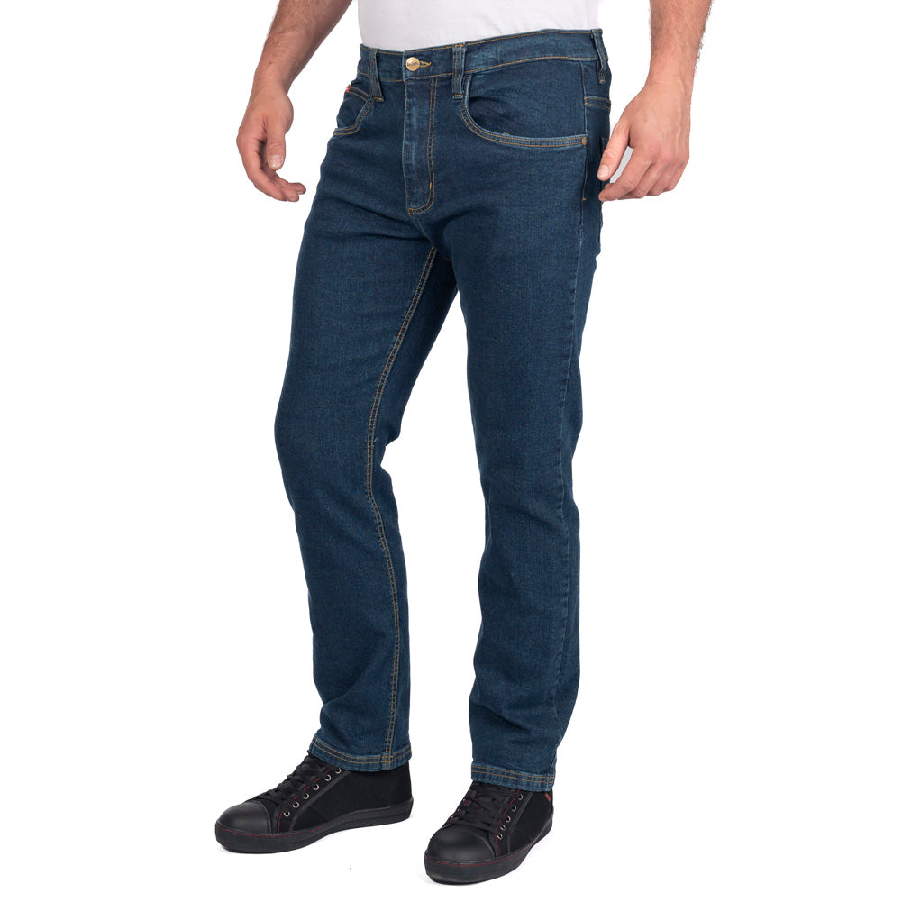 NAVY STRETCH DENIM JEANS DURABLE & FASHIONABLE FOR EVERYDAY WEAR (LCPNT219N)